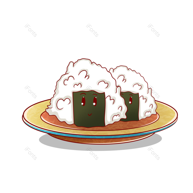 素材图片,美食元素,手绘PNG,日式免抠素材